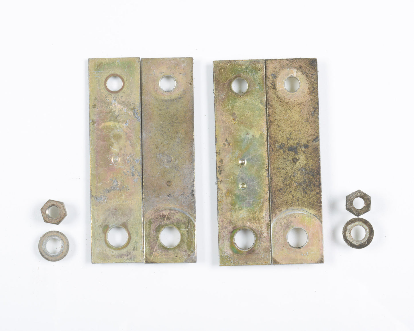 BMW E30 Horn Mounting Bracket Set and 10mm Nuts for High and Low Tone Horns