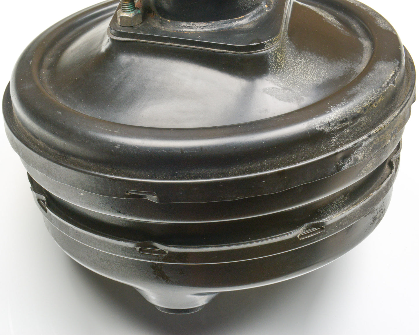 Close-up of a mechanical component on a white background