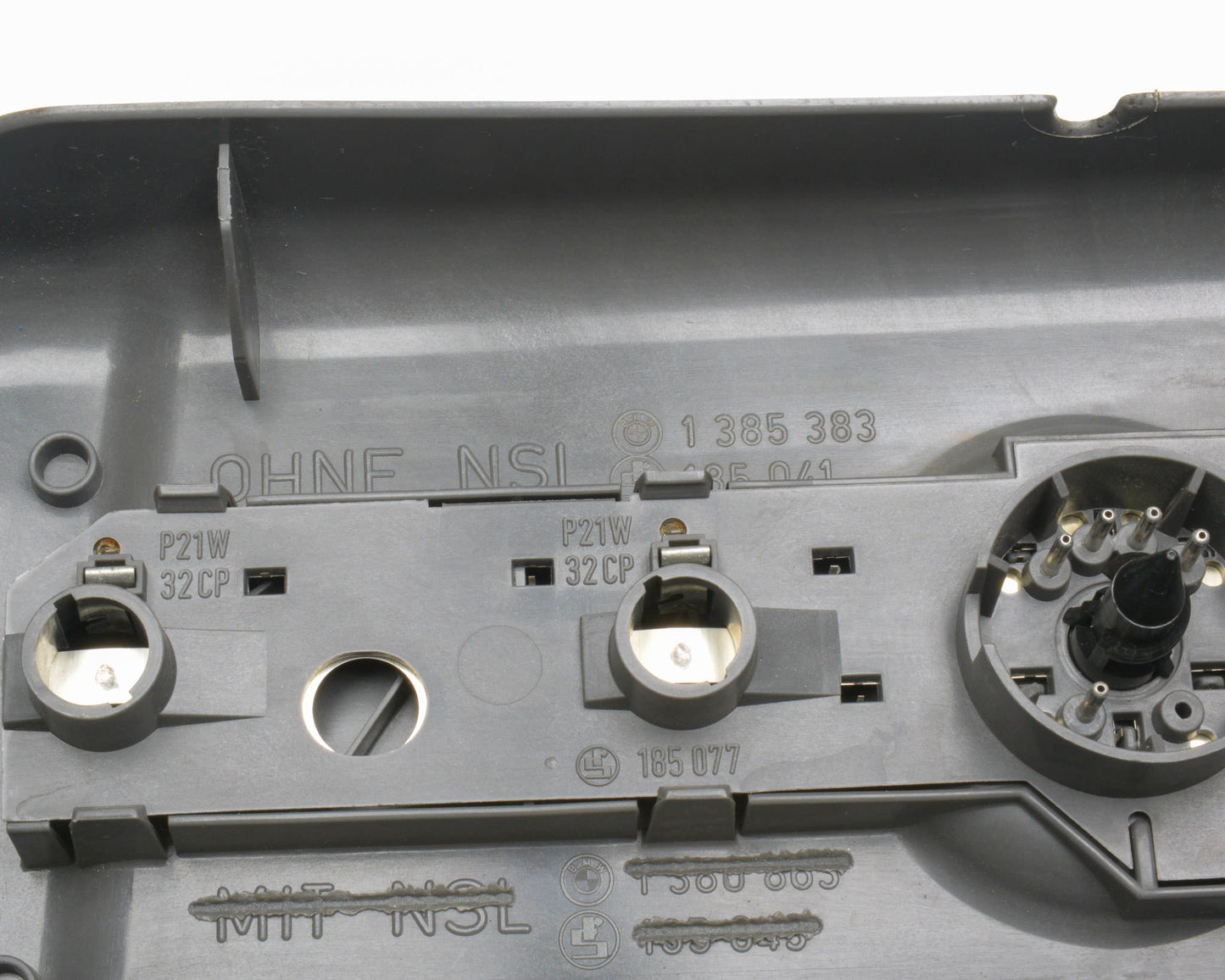 BMW E30 Driver Left Side Tail Light Brake Light Cover Bulb Housing 63211385383