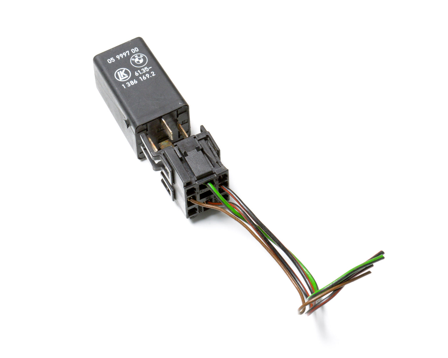 BMW E30 HVAC Control Unit Relay AC Connector Pig Tail 61351386169