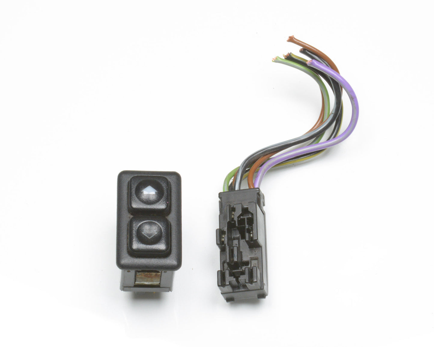 BMW E30 Illuminated Window Switch Black Connector Pig Tail  61311381205