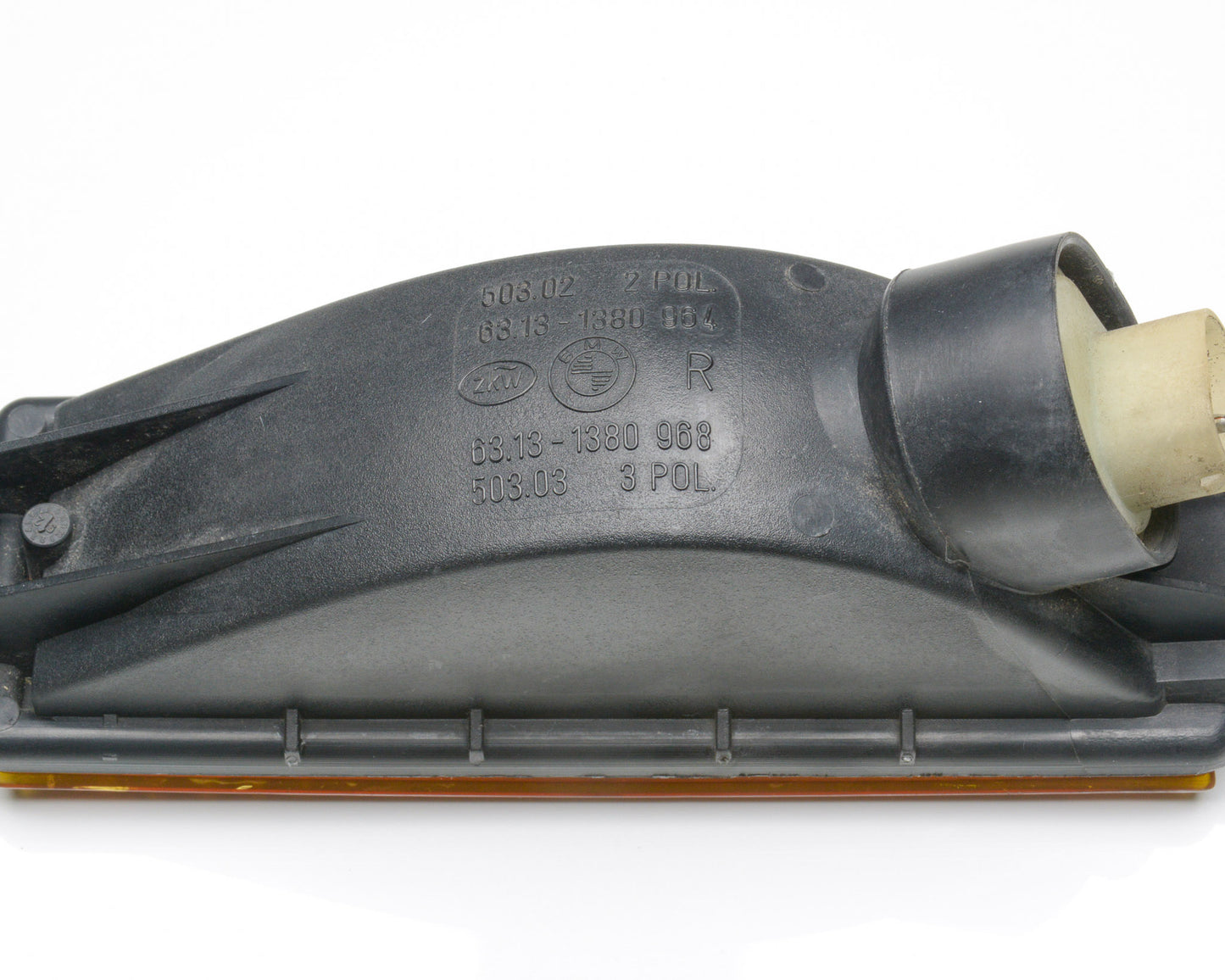 BMW E30 Right Passenger Side Turn Signal Light Housing Assembly 61131380966