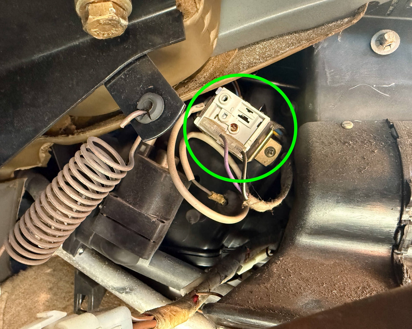 BMW E30 HVAC Heater AC Air Conditioning Wire Harness 1372520