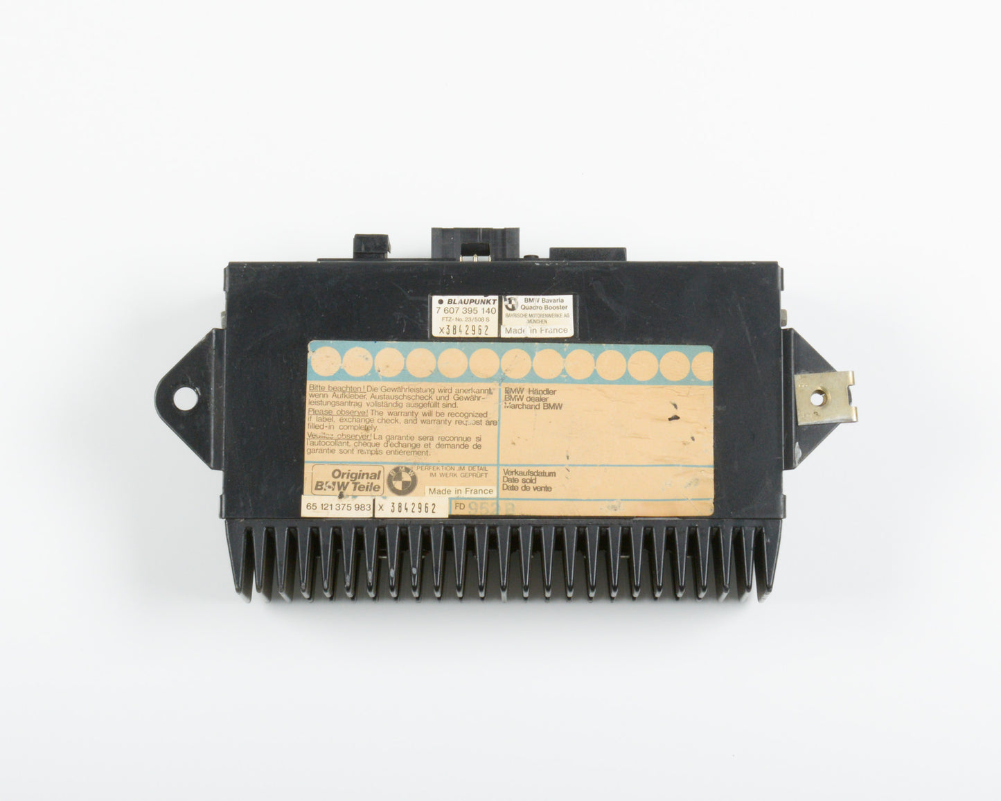 BMW E30 Premium Stereo Radio Blaupunkt Amplifier 65121375983