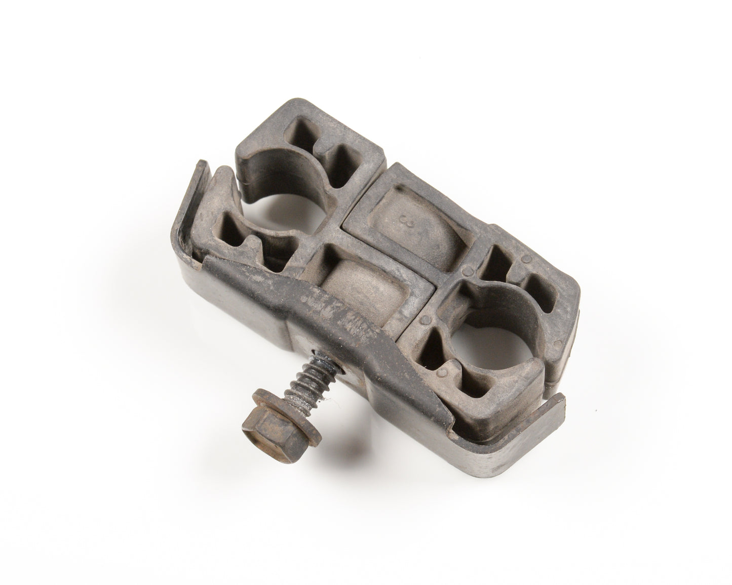 BMW E30 Engine Oil Cooler Line Bracket Assembly 17211712759 61131362361