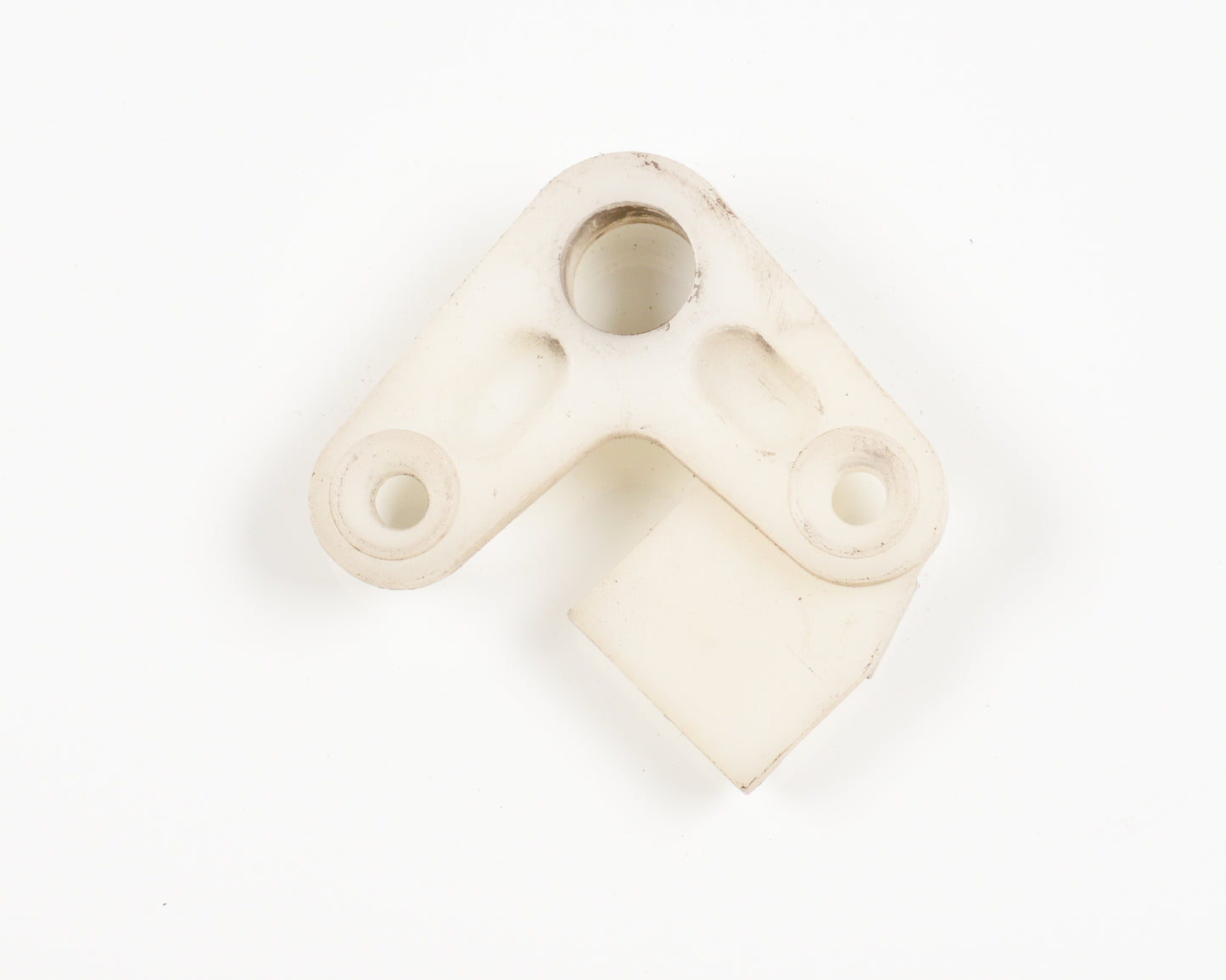 BMW E30 Left Front Drivers Door White plastic L-shaped Lever 51211923989