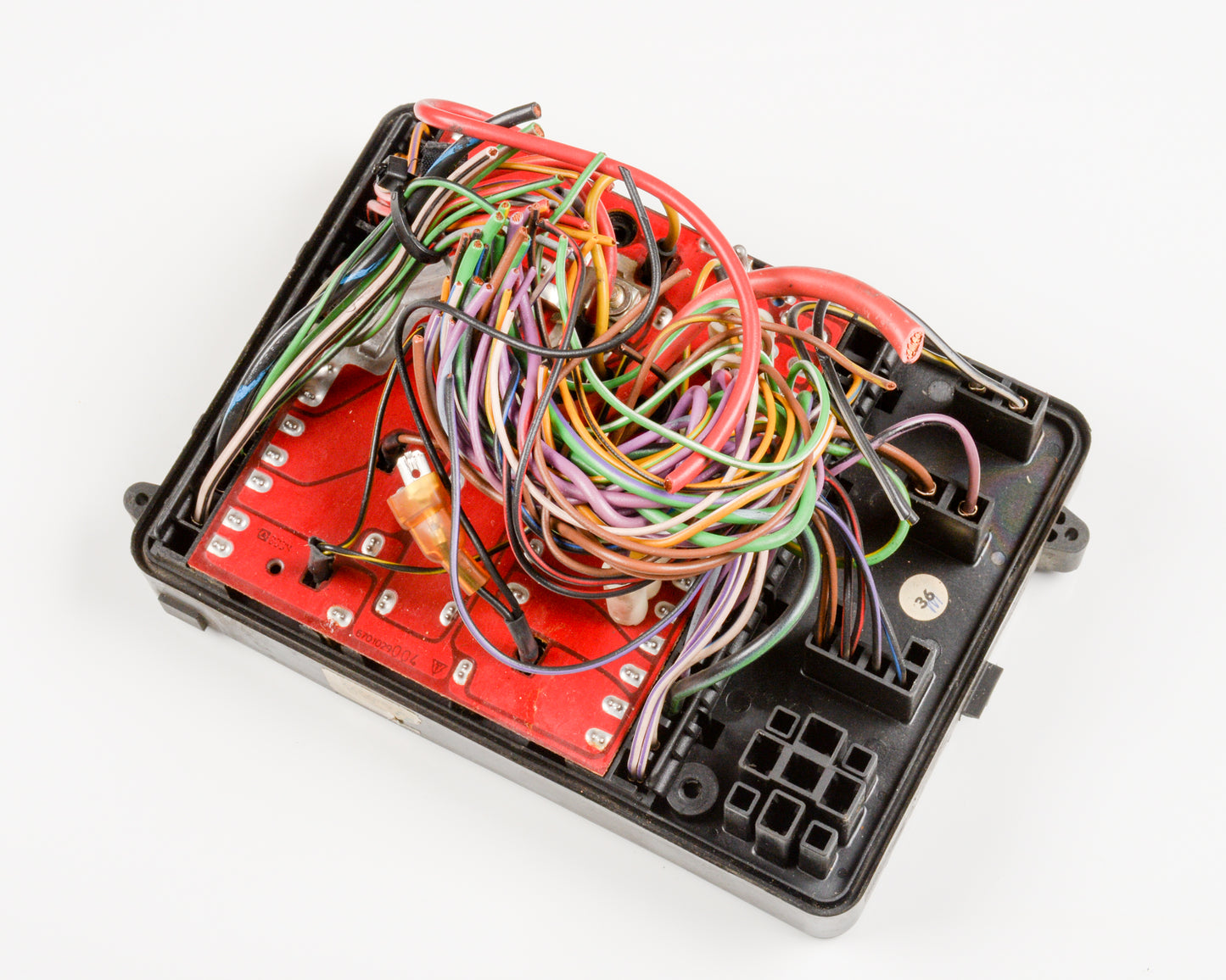 BMW E30 Fuse Box Circuit Board Panel Red 004 61131372776