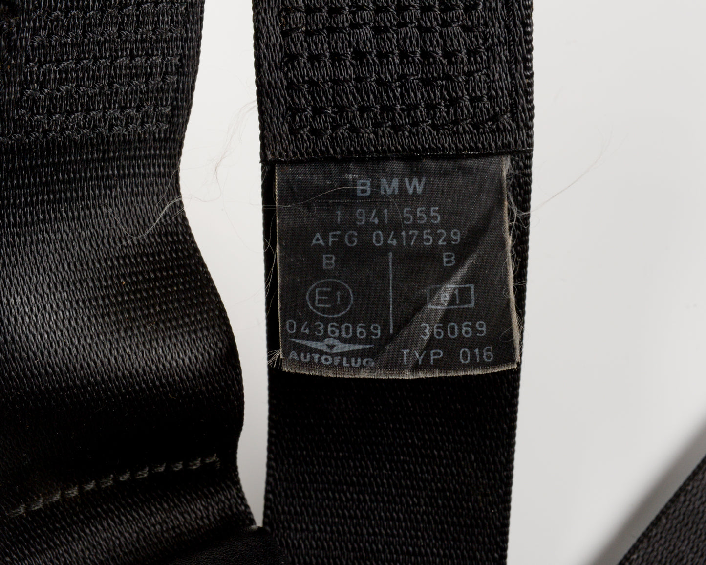 BMW E30 Seat Belt Rear 72111941551