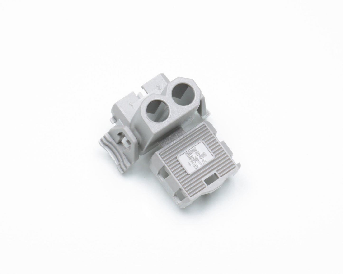BMW E30 2 Pin Connector Housing Gray  61131378418
