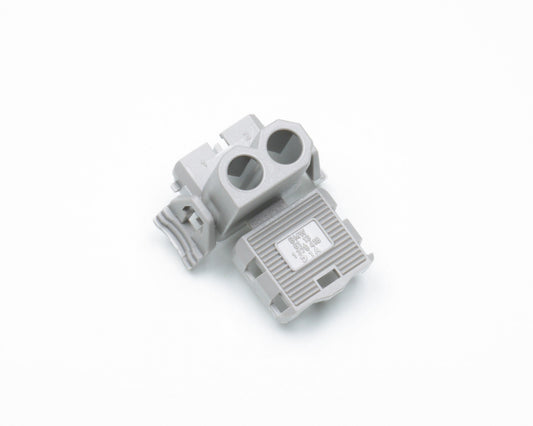 BMW E30 2 Pin Connector Housing Gray  61131378418
