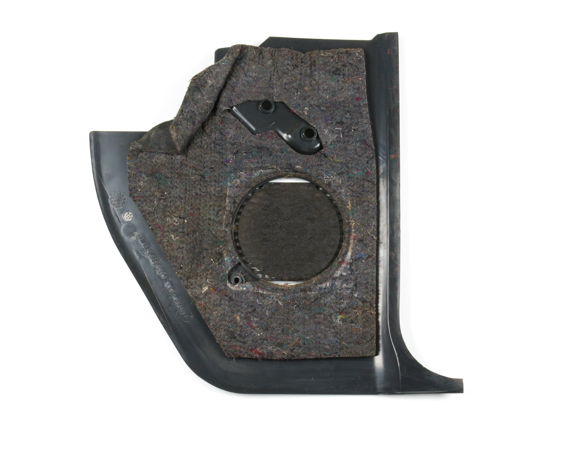 BMW E30 Black Kick Panel Left Driver Side Black  51431942971