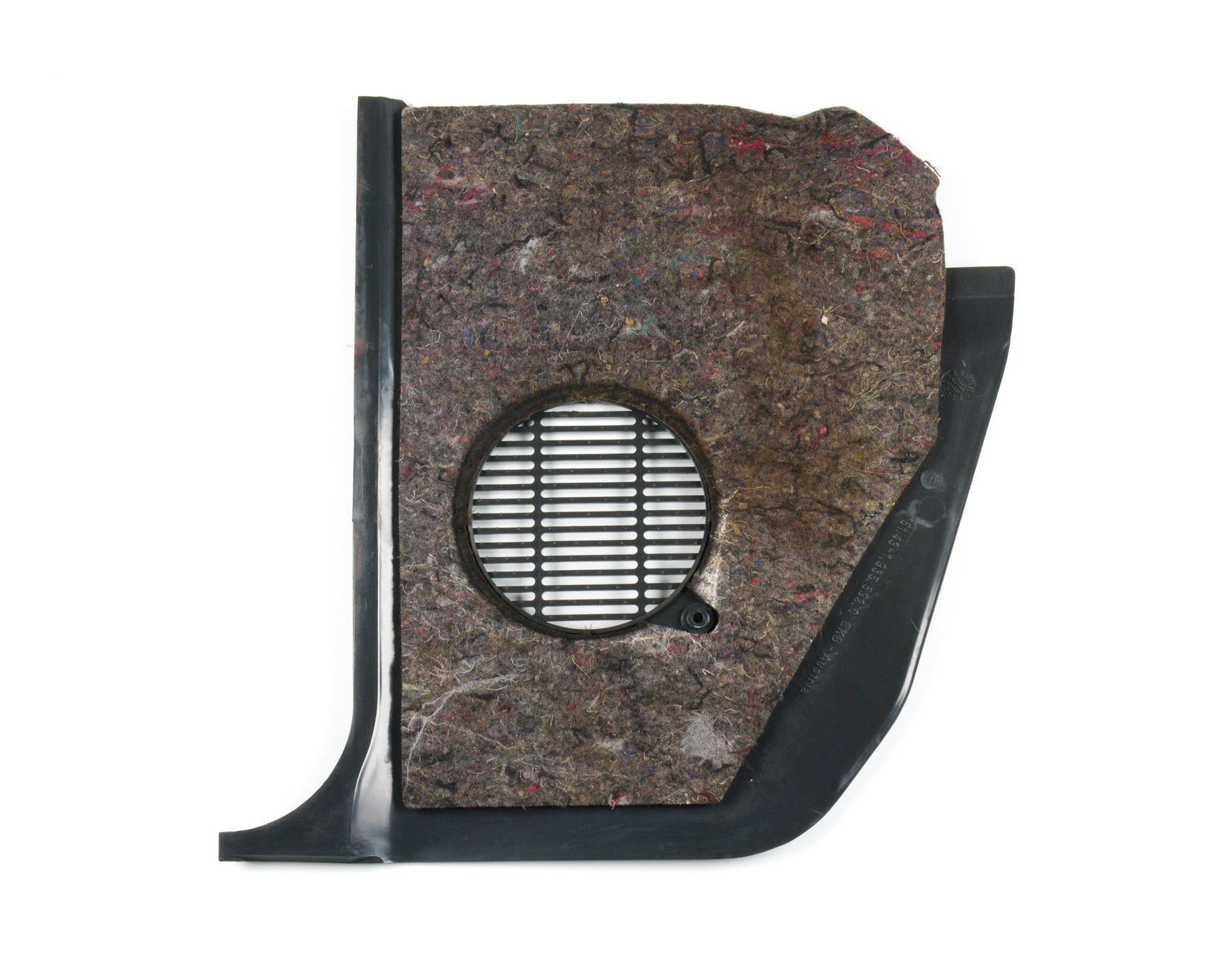BMW E30 Black Kick Panel Passenger Right Side  51431942972