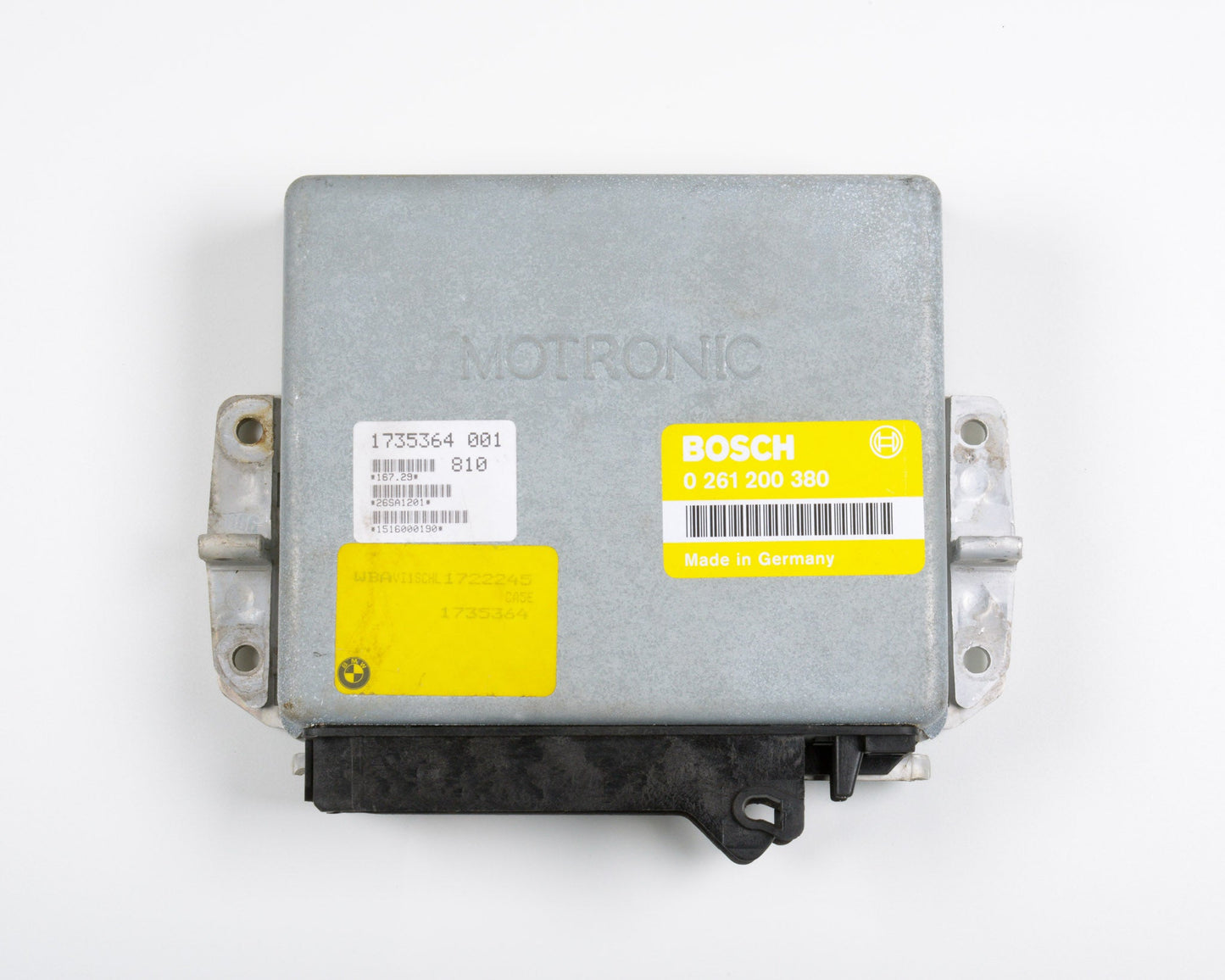 BMW E30 ECU Engine Control Unit Motronic Yellow Label 380 DME  0261200380