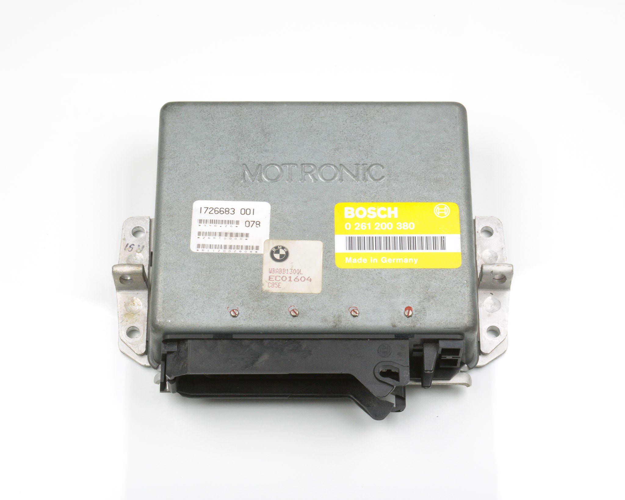 BMW E30 ECU Engine Control Unit Motronic Yellow Label 380 DME 12141748 ...