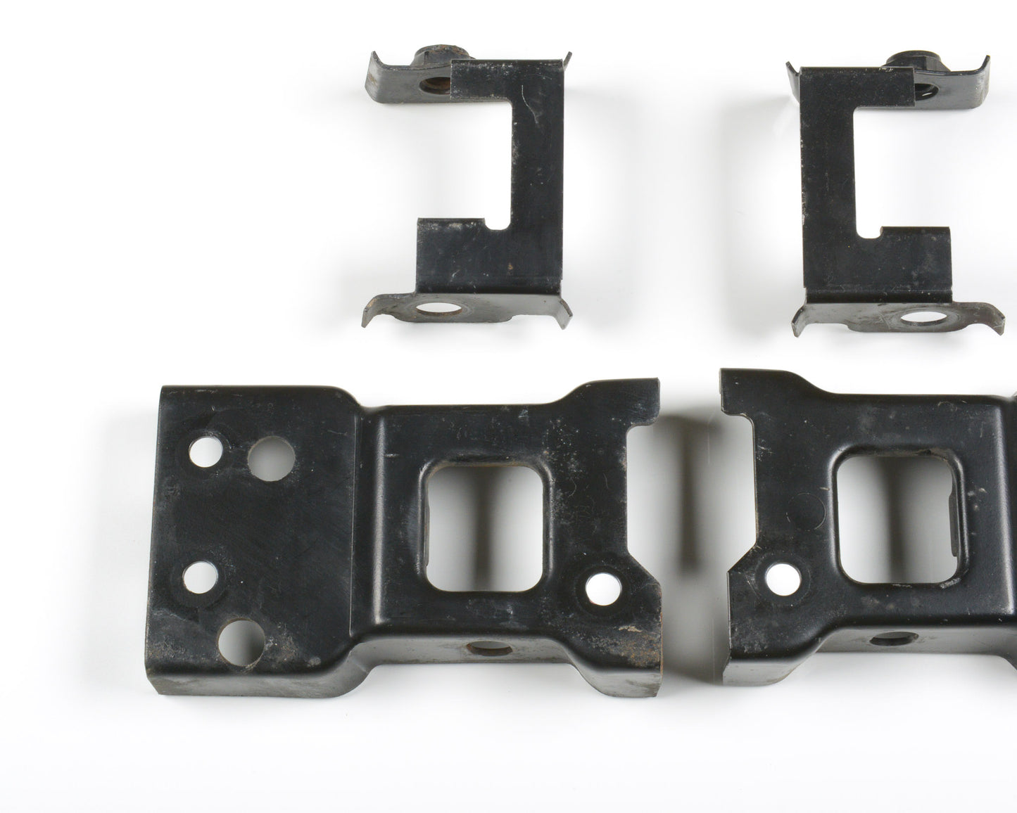 BMW E30 Front Plastic Bumper Mounting Support Bracket Set  51111945911  51111945912
