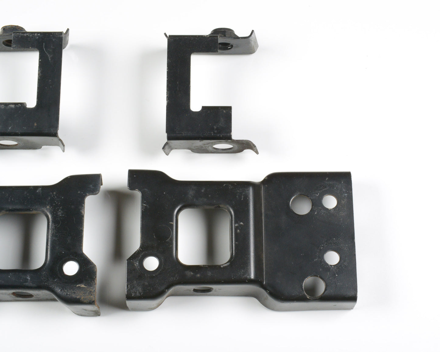 BMW E30 Front Plastic Bumper Mounting Support Bracket Set  51111945911  51111945912