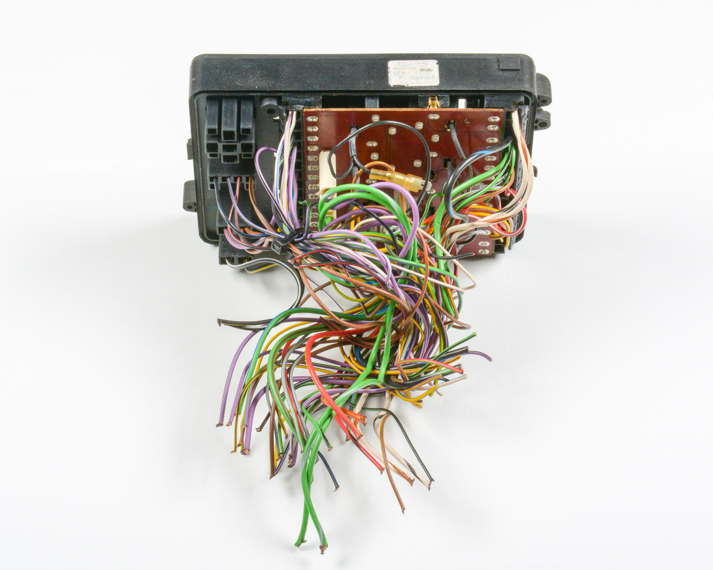 BMW E30 Fuse Box Circuit Board Panel Red 006  61131386386