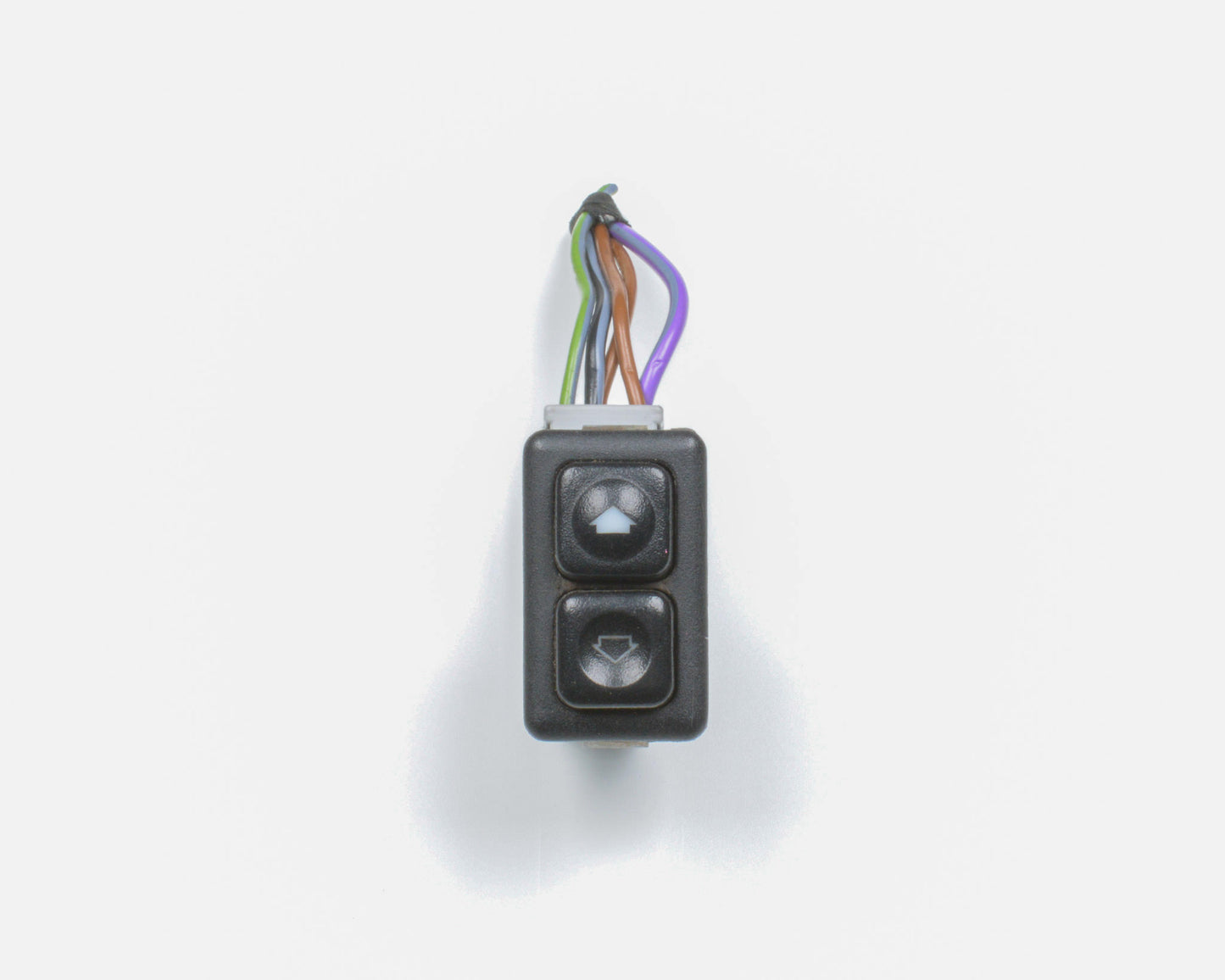 BMW E30 Illuminated Window Switch Gray Connector Pig Tail  61311381205