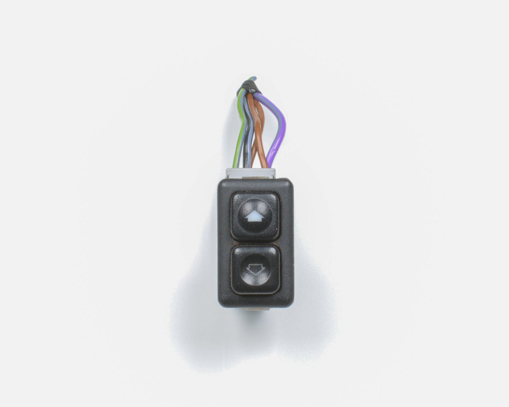 BMW E30 Illuminated Window Switch Gray Connector Pig Tail  61311381205