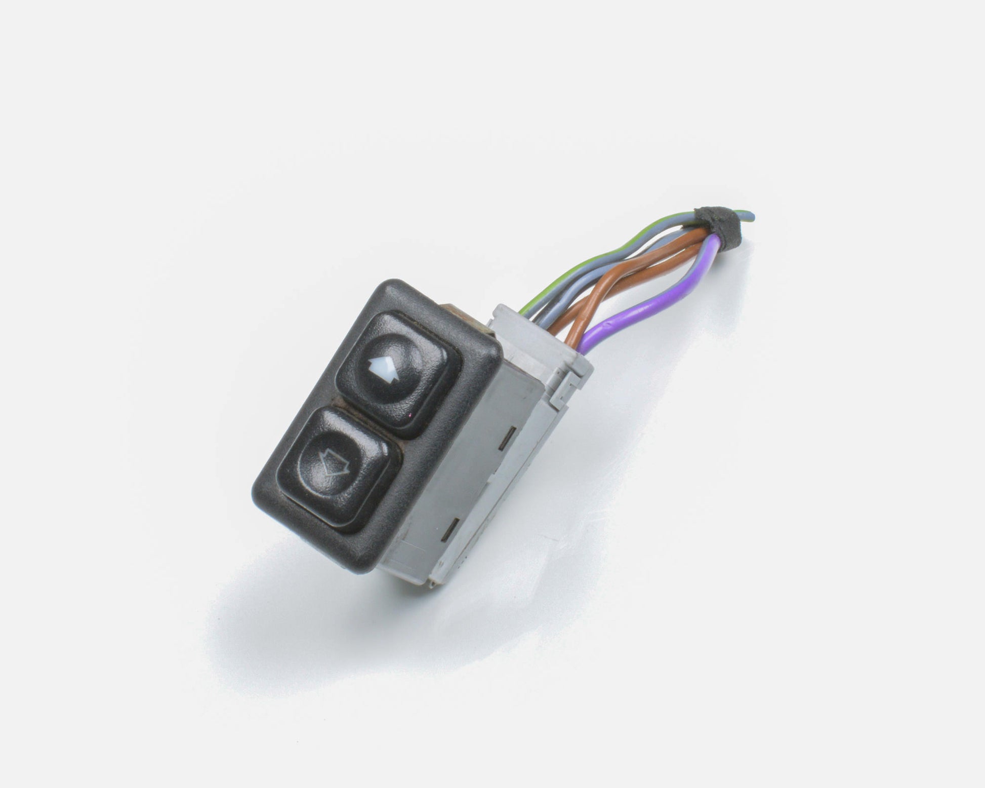 BMW E30 Illuminated Window Switch Gray Connector Pig Tail  61311381205