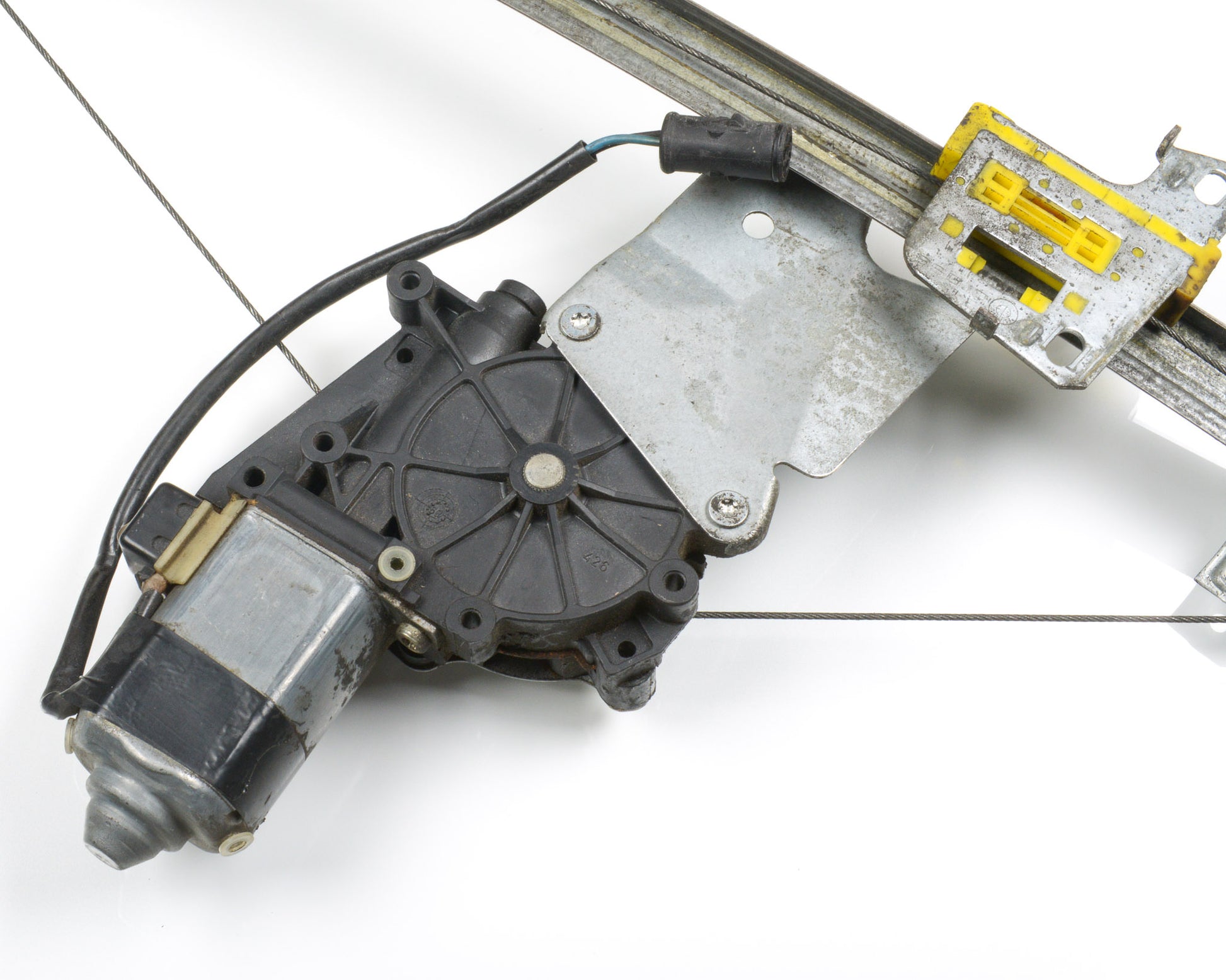 BMW E30 Right Rear Passenger Side Window Regulator and Motor  51351935640