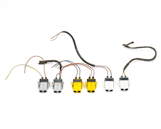 BMW E30 E34 E24 E32 Smiley Ellipsoid Euro Headlight Connector Pig Tails Set